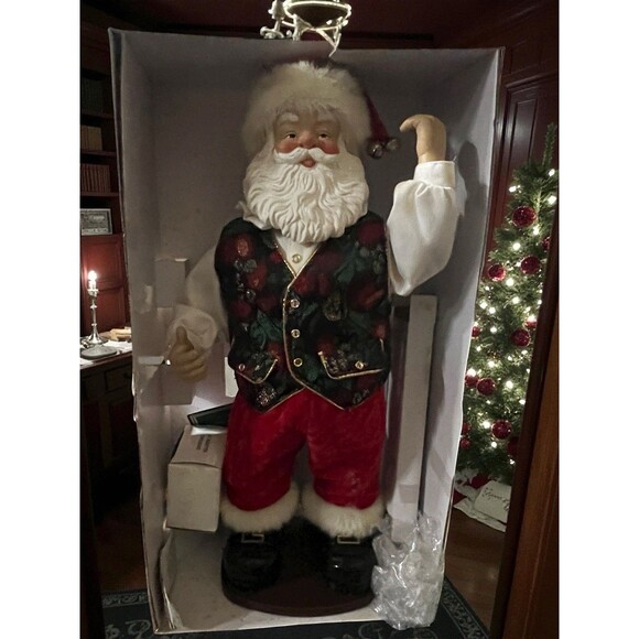 Rockin’ Around Santa - 1992 Vintage Brenda Lee Collectible In Box Works Great! - Picture 2 of 9